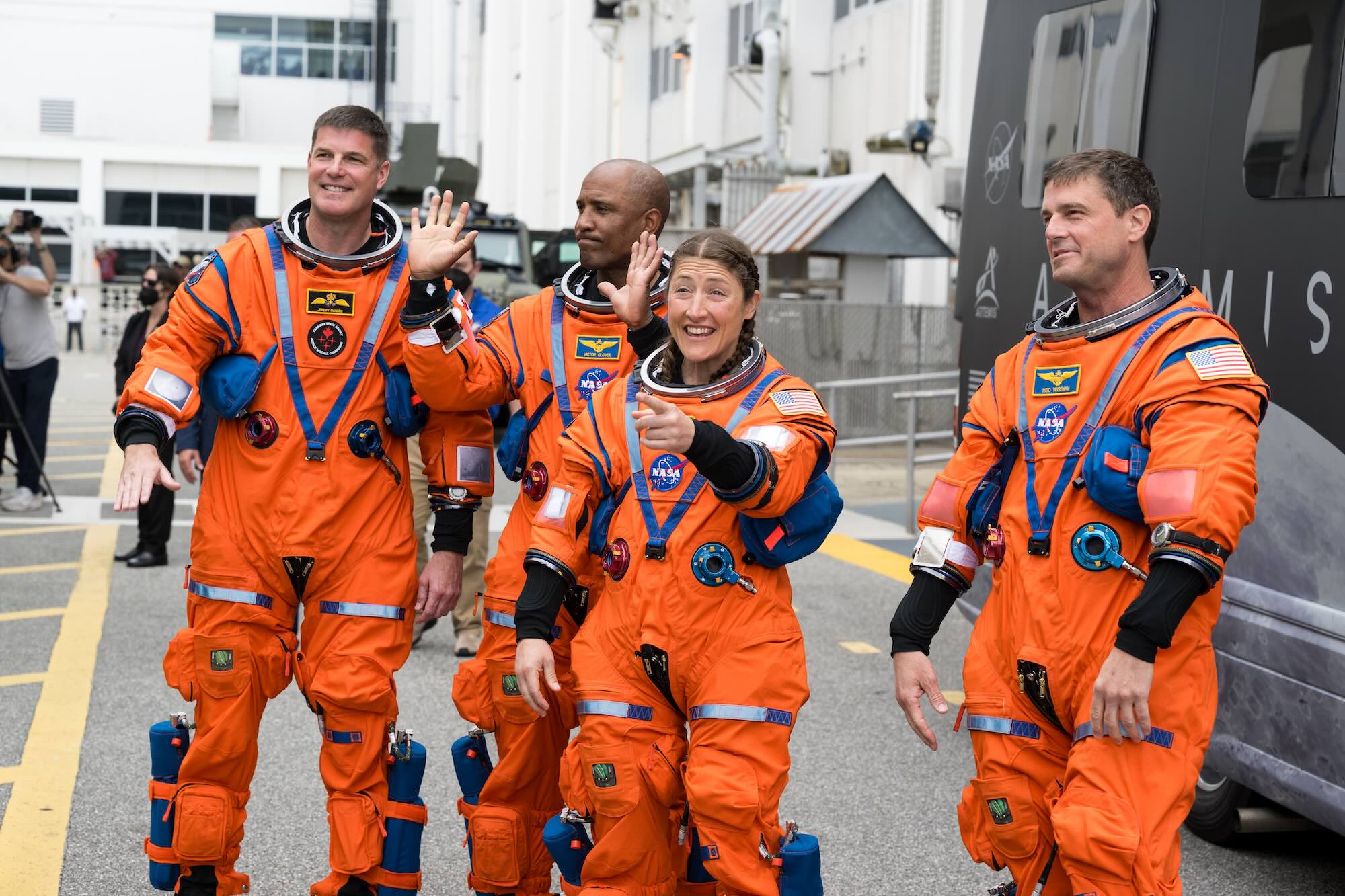 Photo de l'équipage de la mission Artémis 2