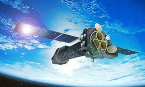 satellite dans l'espace