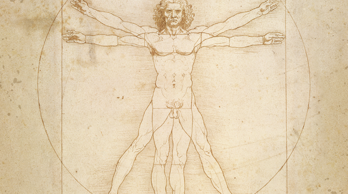 L'Homme de Vitruve de Léonard de Vinci