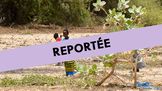 Information indiquant que cette conférence est reportée