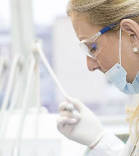 Portrait d'une laborantine